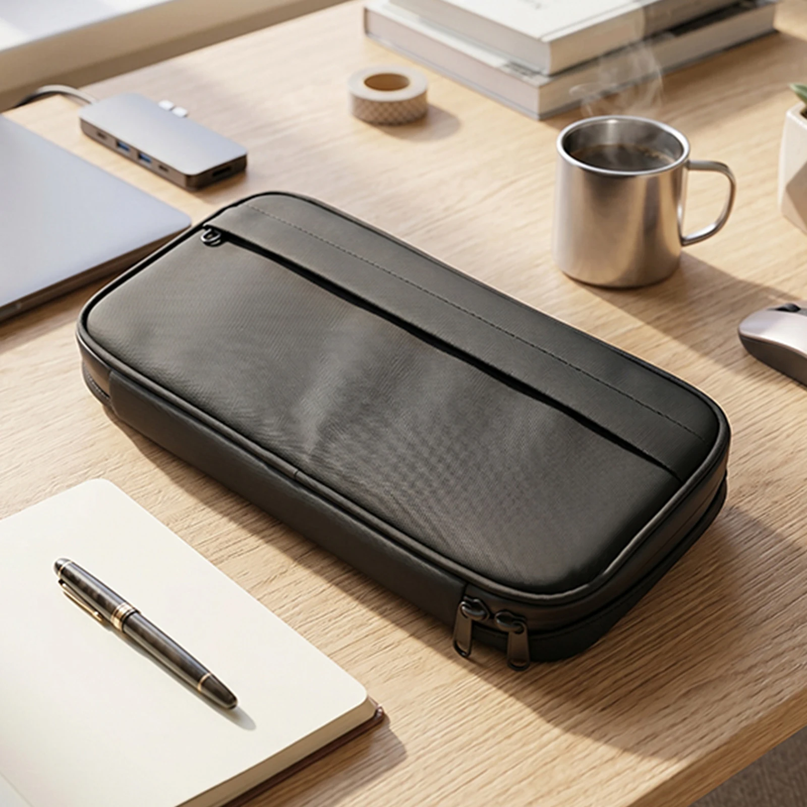 Slim Keyboard Carrying Case for MX Keys Mini 900D Waterproof Memory Foam Travel Pouch Bag