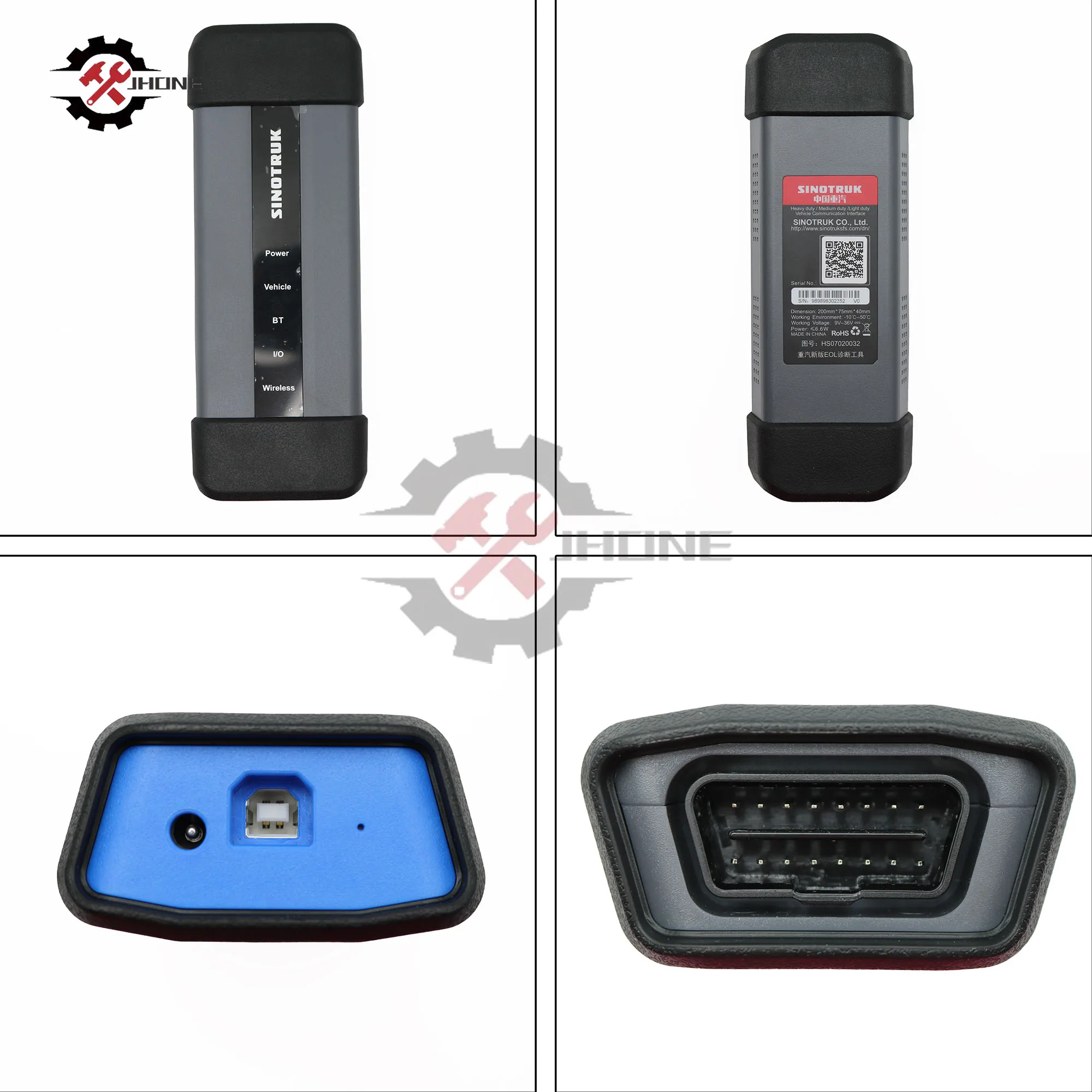 For SINOTRUK SHACMAN HOWO A7 T7H Sitrak Hohan Diagnostic Tool For Sinotruk EOL OBD Diesel Truck Diagnostic Tool