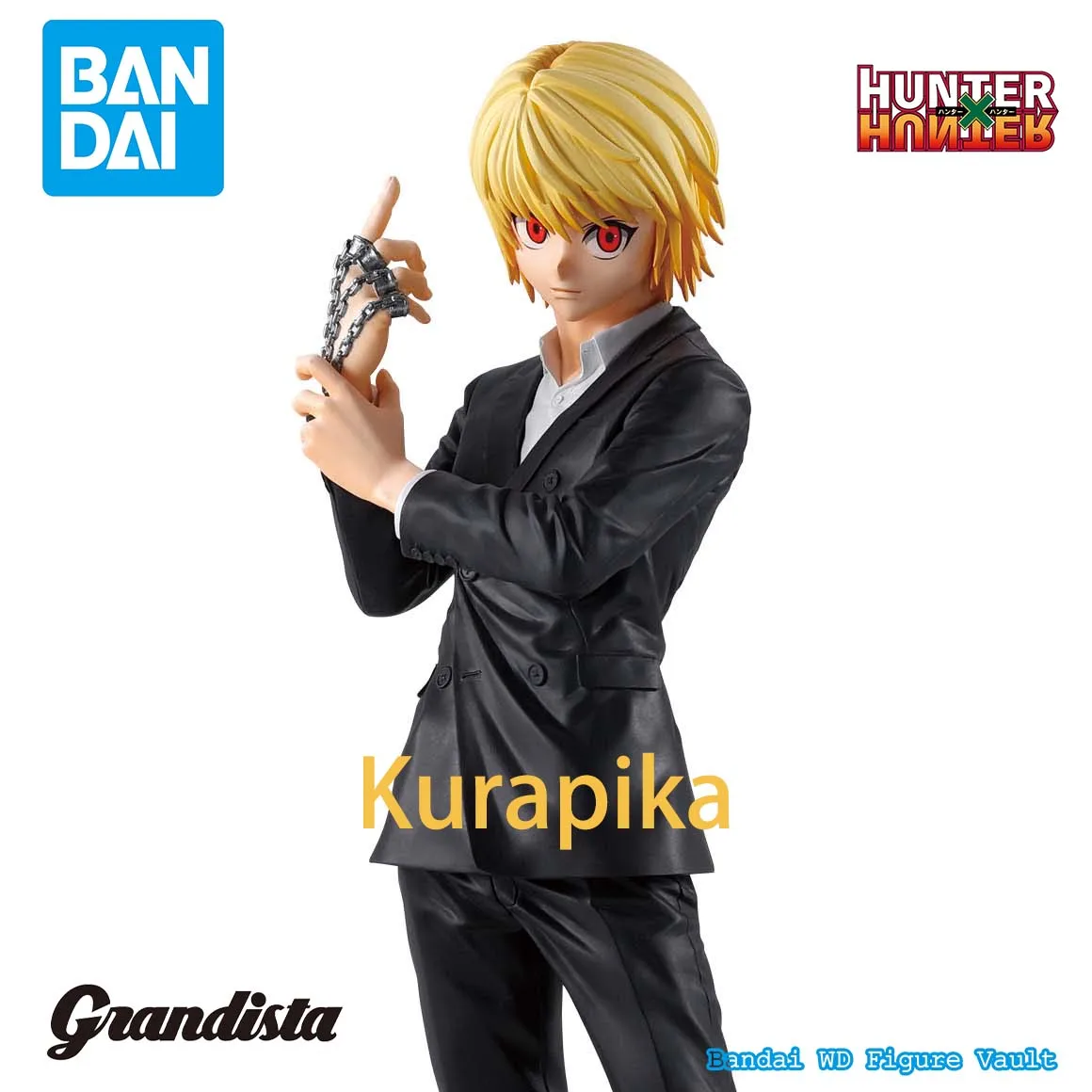 

В наличии Bandai Официально лицензированный HUNTER HUNTER Grandista-Kurapika- Curarpikt 27 см Фигурки Аниме Модель Оригинальная игрушка в коробке в подарок