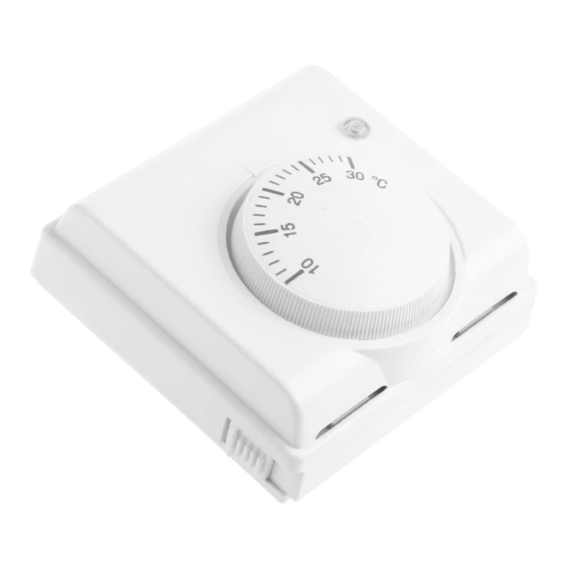 220V 6A Room Mechanical Thermostat Regulator Temperature Controller Control for Central Air Conditioning Durable image 3