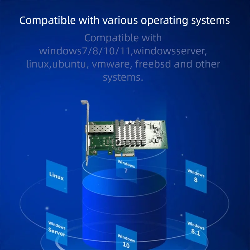 بطاقة شبكة 10 جيجا بايت، منفذ PCle
