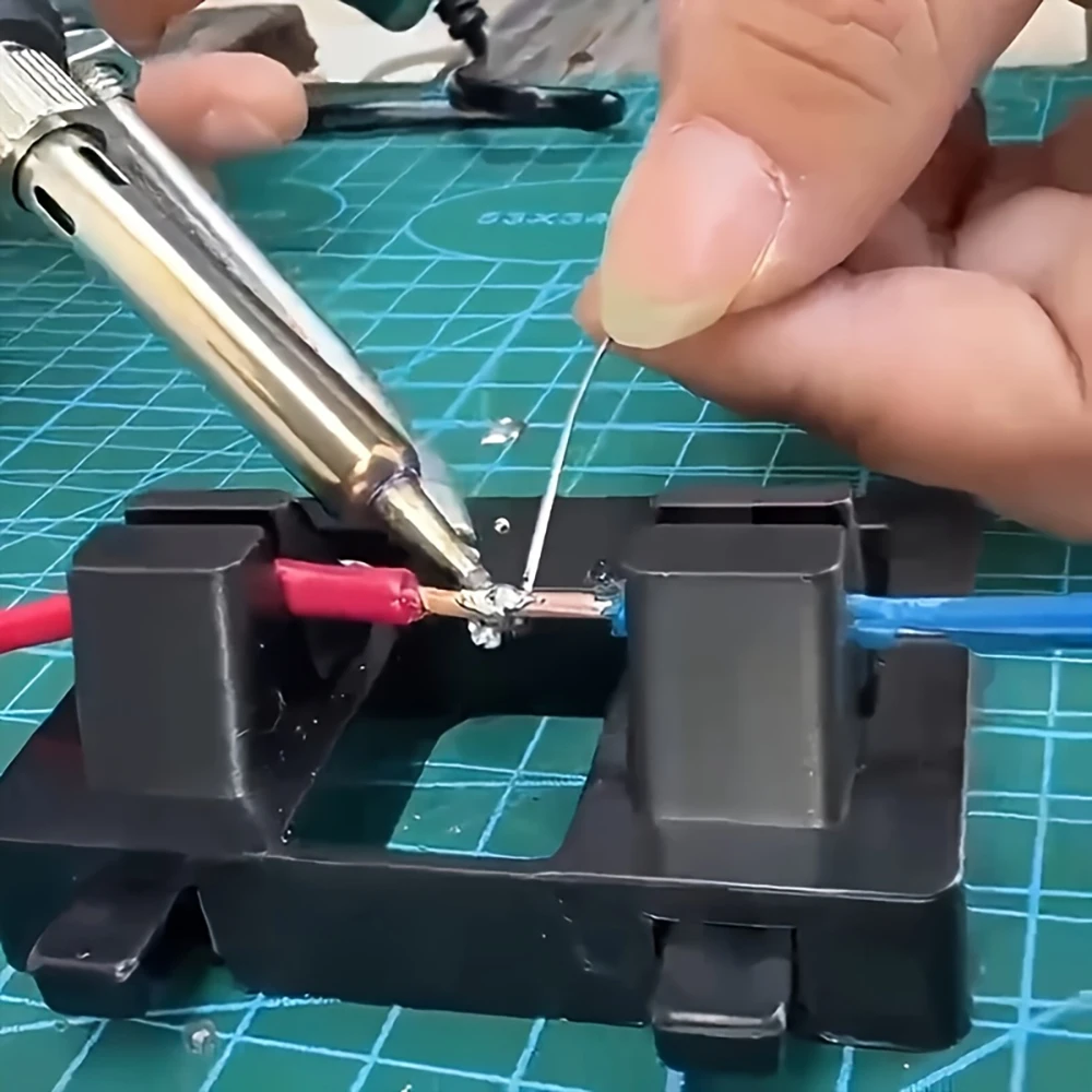Welding Wire Fixture Adjustable Dual Suction Cups - Motherboard Soldering Clamp, Anti-Slip Locator Tool Clamps Soldering Tool