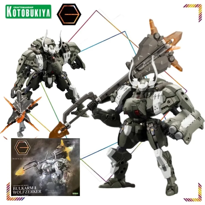 Kotobukiya Hexa Gear Bulk Arm Λ Wolf Zarg Figuras de Acción Coleccionables de Anime Hexa Gear Muñecos de Juguete para Coleccionistas
