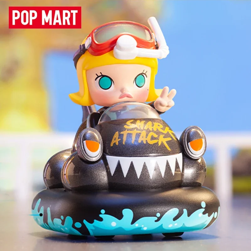 Pop Mart Popcar Park Bumper Car Series Labubu Molly Skullpanda Car Blind Box Guess Bag Toys Doll Cute Anime Figure Ornaments