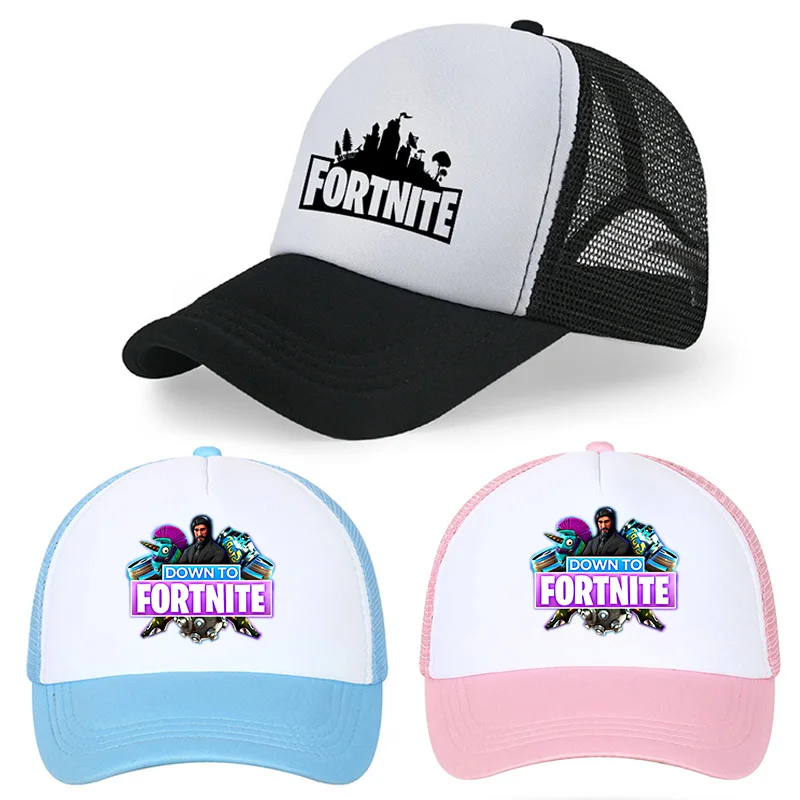 Fortnites serie hombre mujer gorra de béisbol ajustable verano padre-niño sombrero para el sol juego caliente deporte al aire libre niño niña sombrero con visera regalo