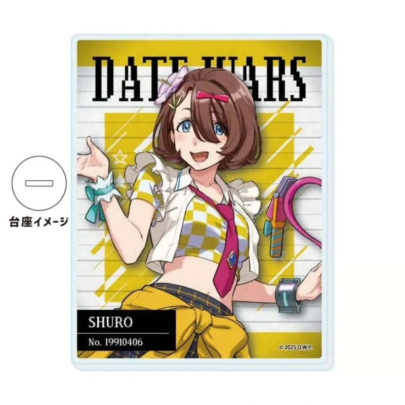 DATE WARS Rectangle Acrylic Figure Stand Model Keychain Accessories IKOMIKI MIKI 10cm Gifts Friends Bedroom,Study Decoration