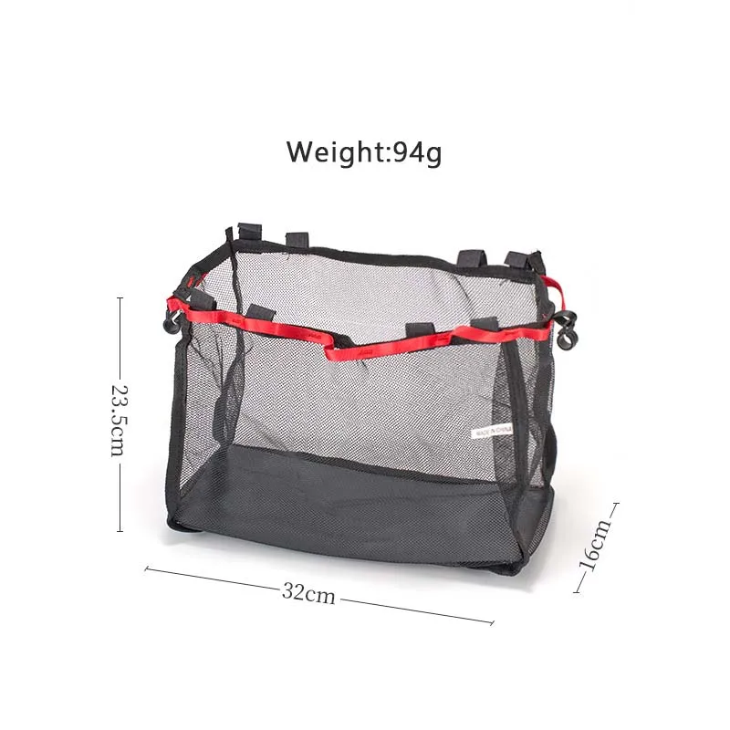 TARKA Camping Trash Rack Garbage Bags Outdoors Fixed Linkage Camping Trash Rack Plastic Bag Foldable Support Garbage Clip