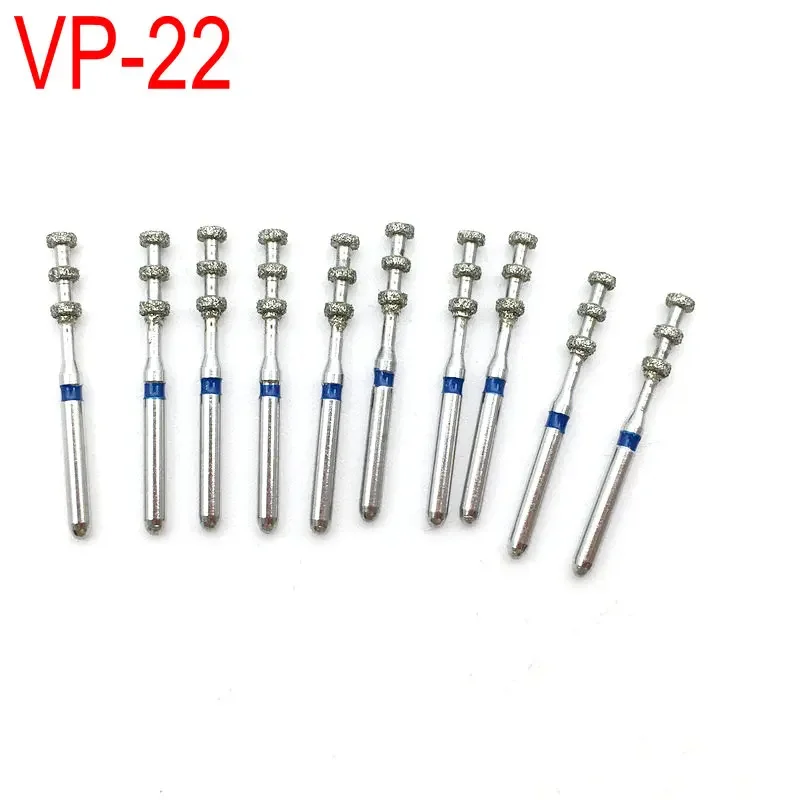 100pcs/10 Boxes Dental Diamond Burs FG 1.6mm for High Speed Handpiece Dentist Tool Diamond Burs 7 Types Optional