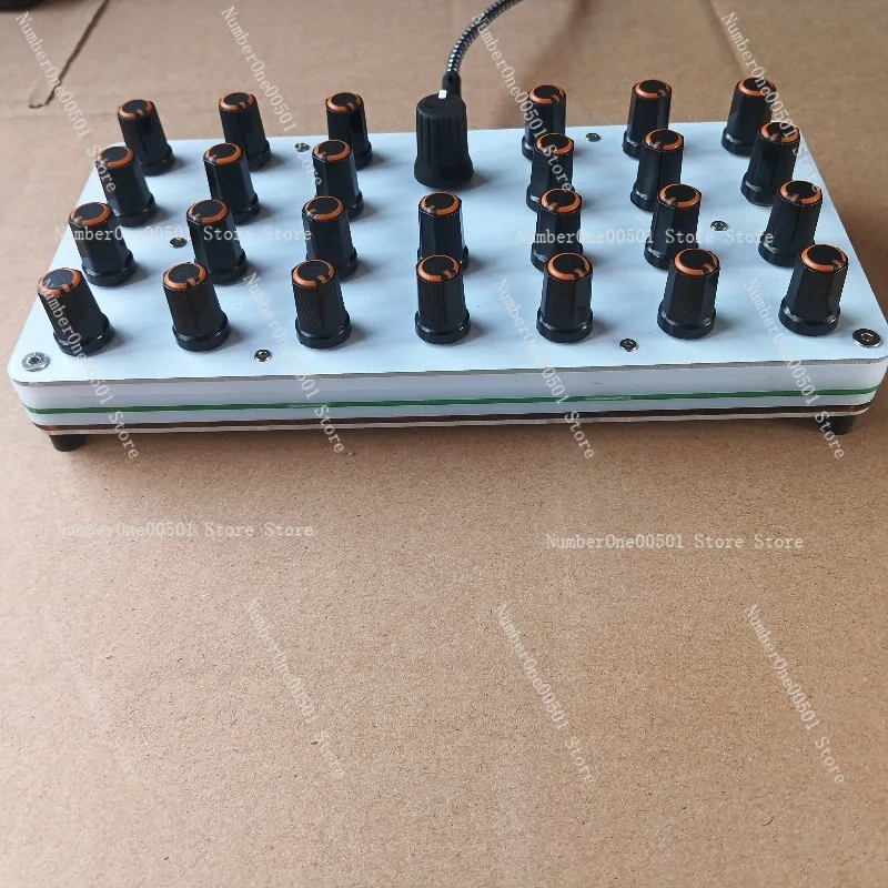 27 MIDI Knobs Custom CC Information USB-C Interface Music Software Controller