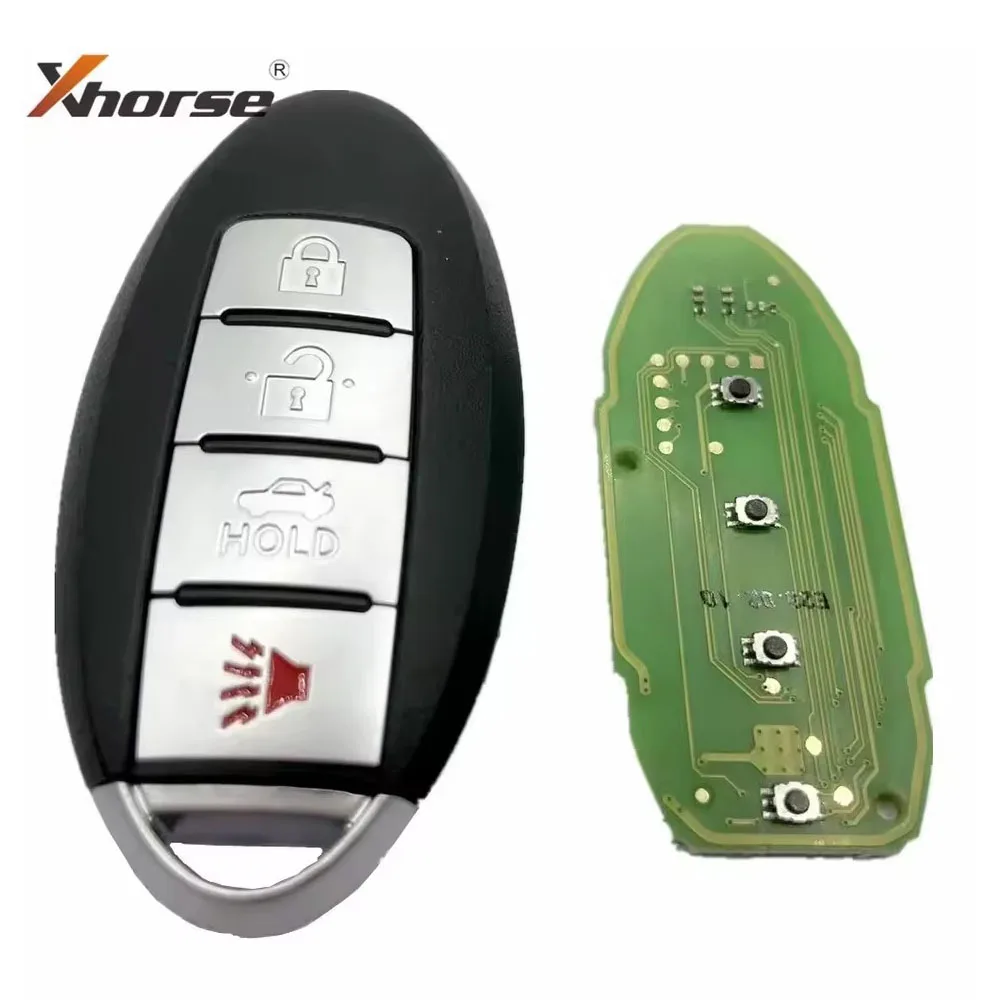 2Pcs/lot Xhorse XSNIS2EN Universal Smart Key Fob Proximity Function Work with VVDI2 MINI Max Pro for Nissan Car Remote Key