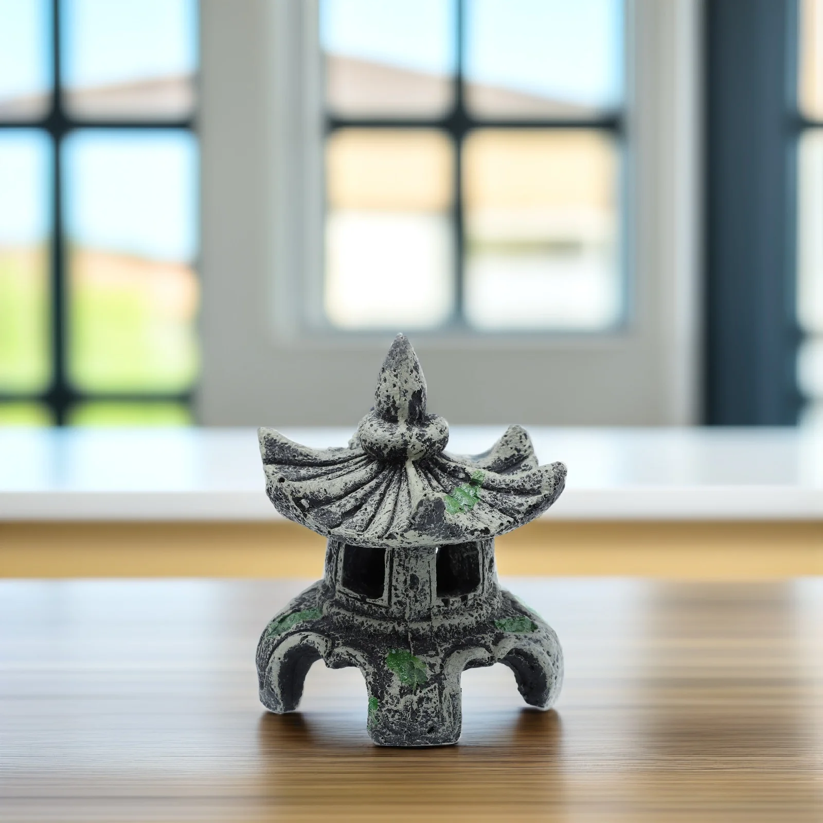 1 قطعة النمط الصيني بونساي الراتنج زخرفة لخزان الأسماك ديكور واقعية محاكاة حوض السمك الجبلي المناظر الطبيعية الزينة