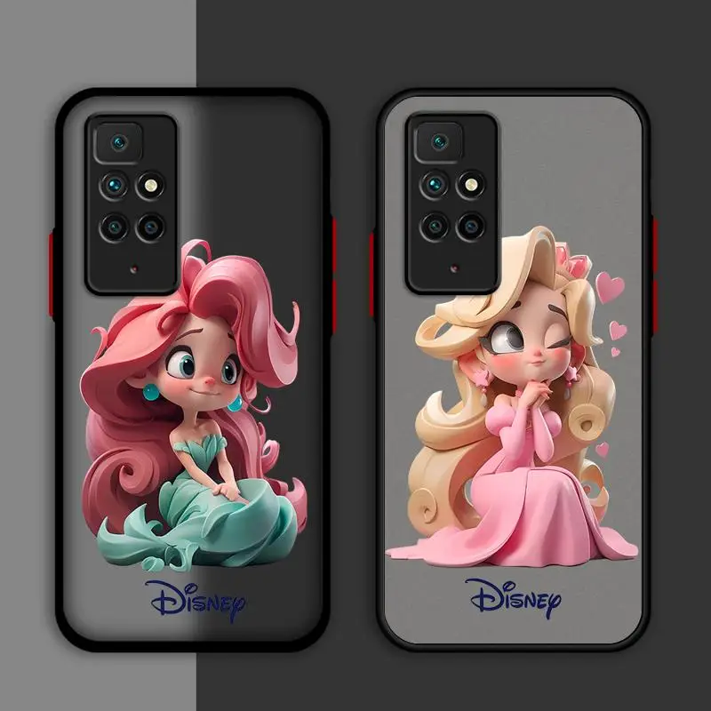 phone cases for Redmi Note 12S 11 case K40 8 10S 11Pro 10 13 8T 9 11S 10 Lite 12 Luxury Cover funda Disney Comic Cool Princess