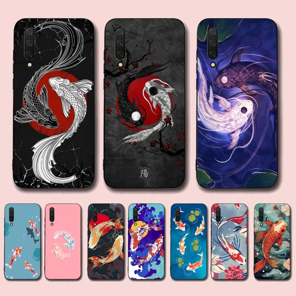 

Koi Carp Fish Phone Case For Xiaomi Mi 5X 8 9 10 11 12 lite pro 10T PocoX3pro PocoM3 Note 10 pro lite