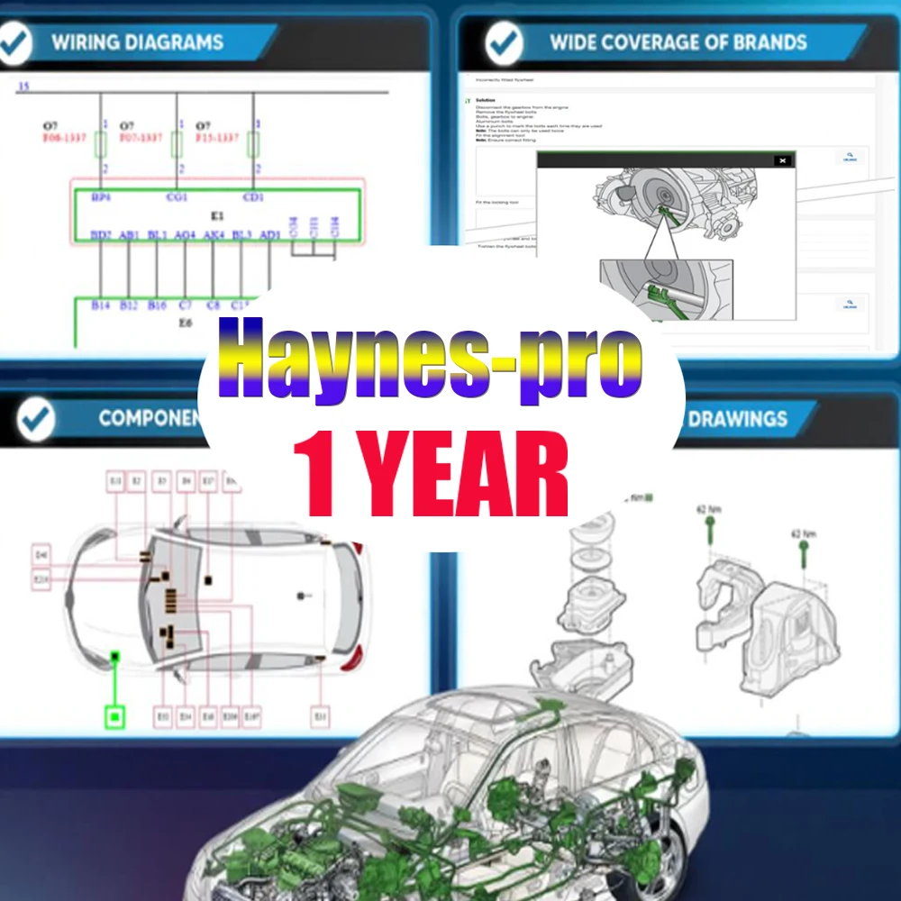 NEW Hay-nes Pro Automotive Workshop Data OEM Repair Manuals Circuit Diagram Truck Car Software TSB Wiring Diagram for Workshop