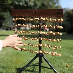 Natural Fruit Shell Bell Outdoor Meditation Wind Chimes Tibetan Diatonic Percussion Instruments Professional Sound Healing Bells