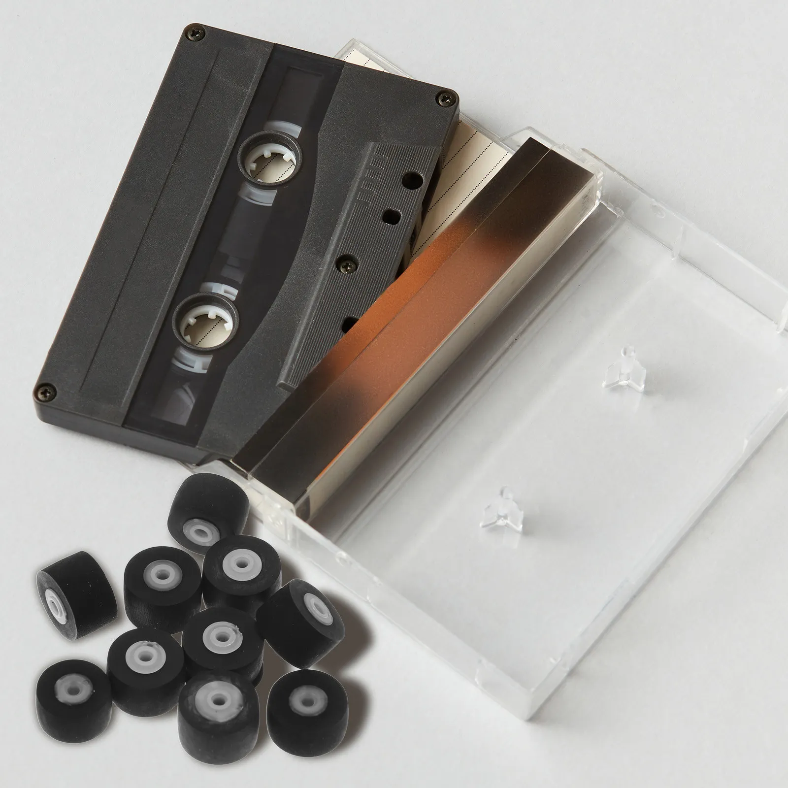 10Pcs High-Durability Pinch Roller for Cassette Tape Recorder Audio Player Radio Repair Maintenance Sturdy Wear-Resistant