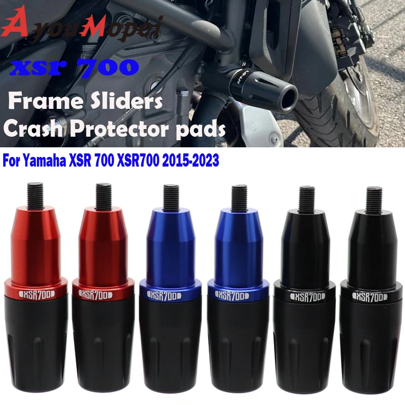 XSR700 Frame Sliders Crash Protector For YAMAHA XSR 700 2016-2024 Moto Falling Protection Accessories Motorcycles Modified Part