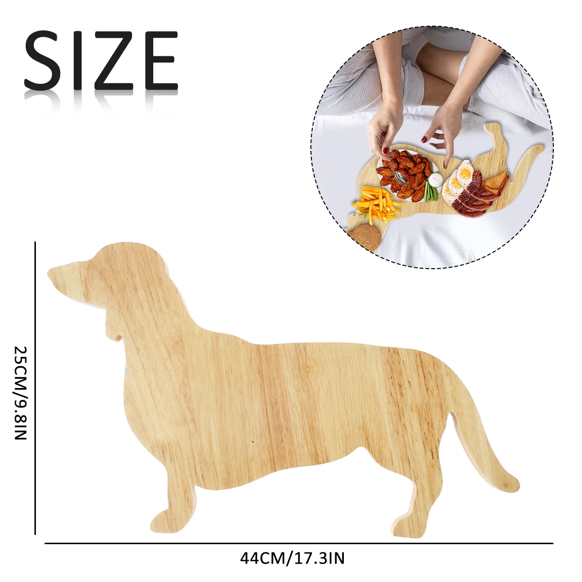 Wooden Dinner Plate Aperitif Board Cute Dog Shape Serving Tray Charcuterie Board Cheese Cutting Board Table Party Decorations