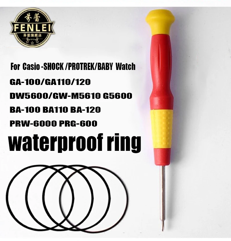 Para casio ga110 ga100 ga120 ga1000 relógio anel à prova dwaterproof água dw5600 ga2100 gm2100 gg1000 GW-M5610 MTG-B1000 anel de silicone à prova dwaterproof água