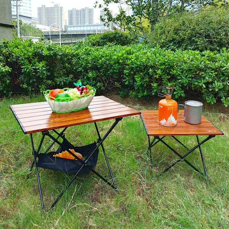 

Lighten Up Aluminum Folding Table Portable Camp Table 캠핑 테이블 Outdoor Picnic Camping Supplies Backpacking Beach Patio Portable