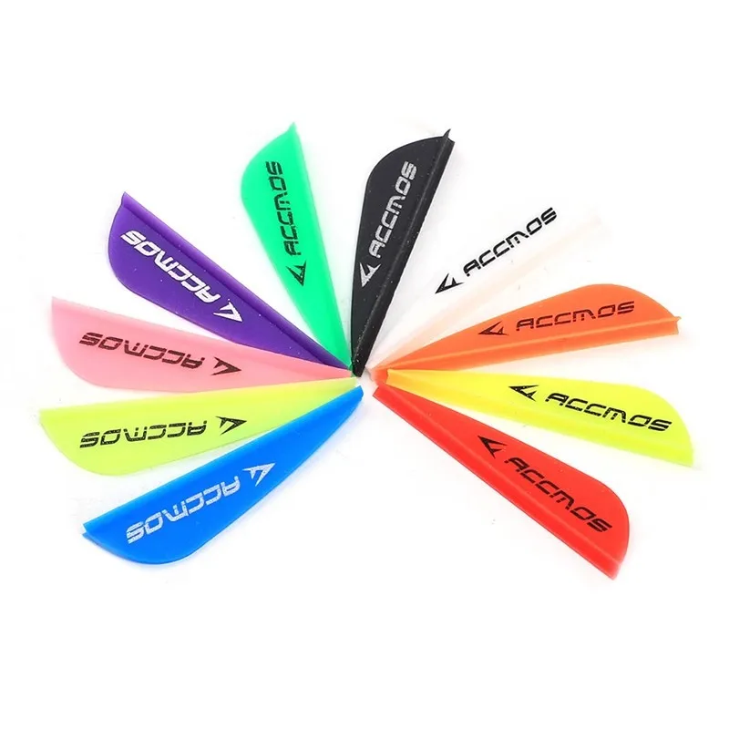30/60 個アーチェリーフェザーウォータードロップフェザー 1.75 インチ矢印フェザー高弾性プラスチックフェザーアーチェリーアクセサリー