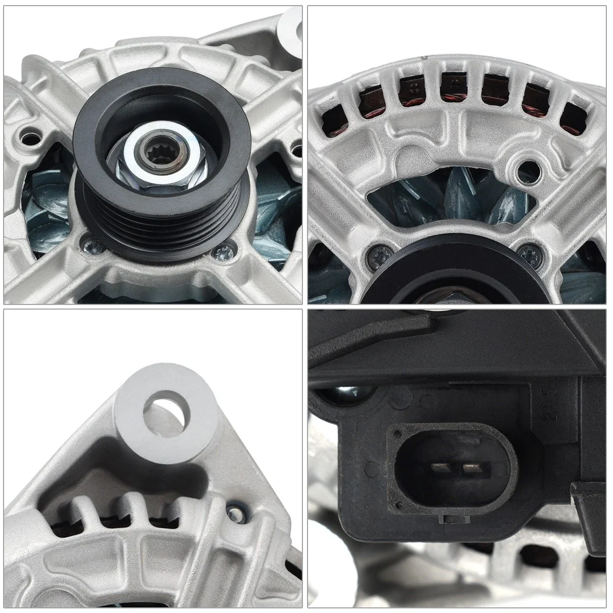 Car Alternator Generator 13953N 12V 150A 6PK For Mercedes W208 W210 W211 W219 W220 R230 CLK CLS E S SL AMG OE 0124615012 view 6