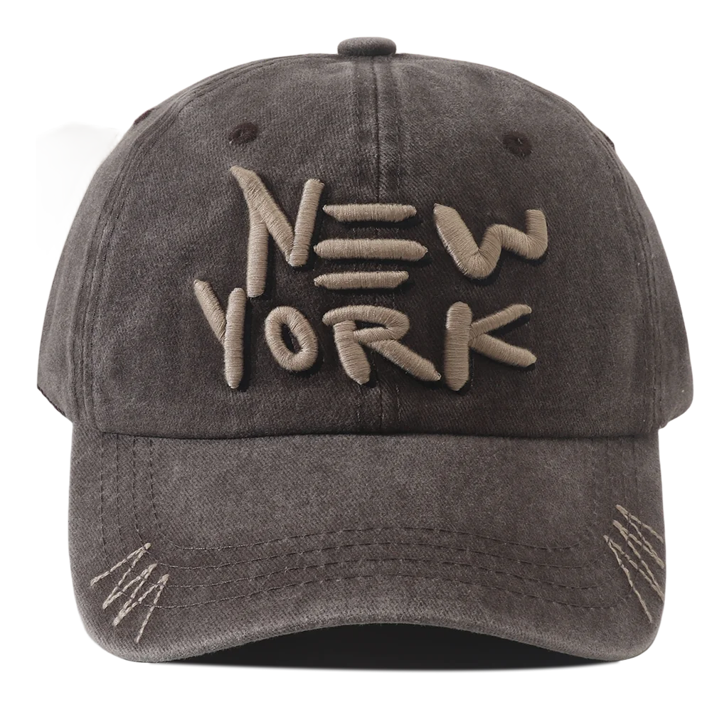 ثلاثية الأبعاد نيويورك قبعة بيسبول مطرزة قابل للتعديل القطن Snapback قبعة للجنسين في الهواء الطلق الشارع الشهير بلغت ذروتها قبعات للنساء الرجال ظلة