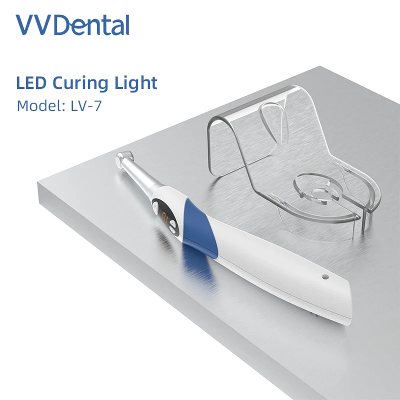 VV Dental 1s LED Curing Lamp Curable Resin Material 2500 mw/cm LED Curing Light Dental Orthodontics Dentistry Equipment