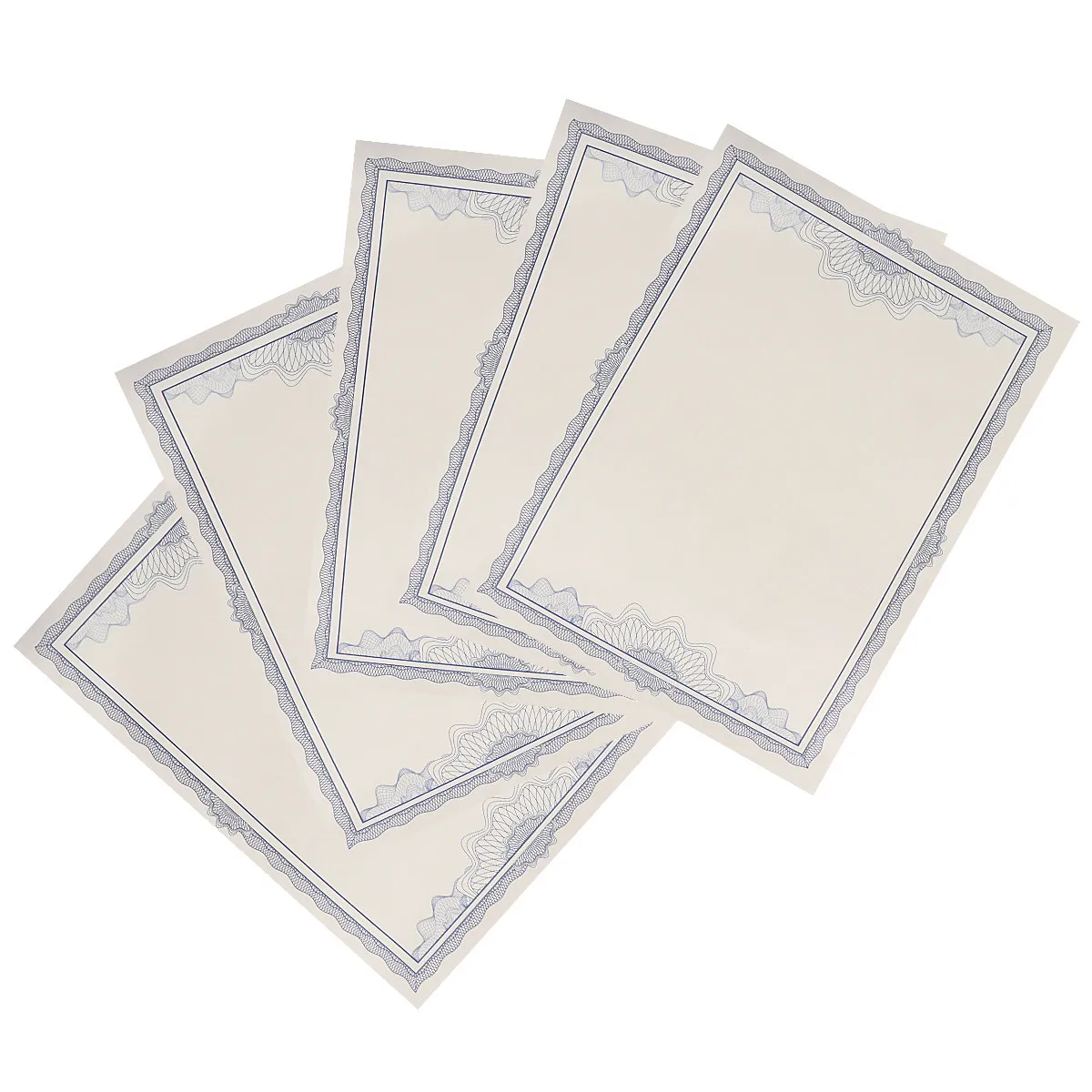 

1Set Blank A4 Certificate Paper 12K Inner Sheet Professional Double-Sided Offset Graduation Certificate