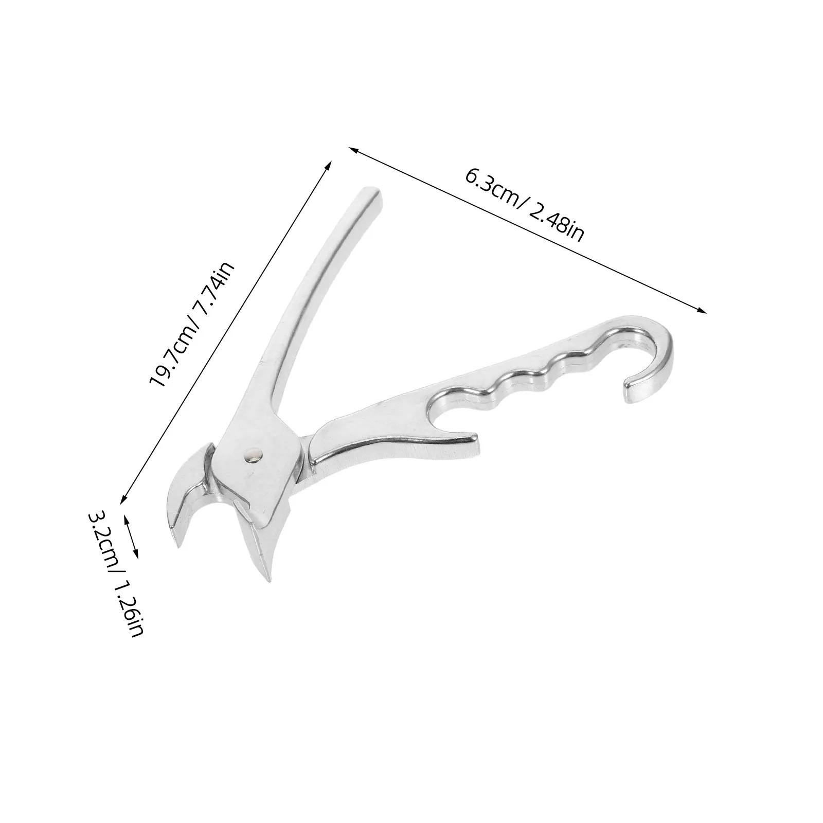Hot Plate Gripper Aluminum Alloy Anti Scalding Pot Holder Clamp Pan Grabber Oven Clip Plier Kitchen Tong Bbq Food Flipper - view 2