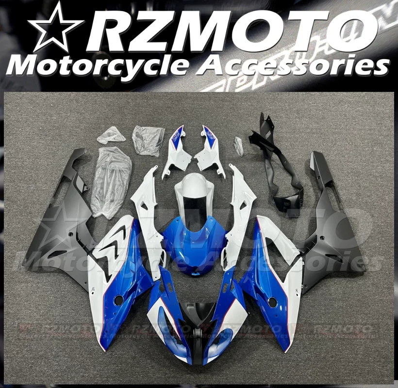 

4Gifts New ABS Motorcycle Fairings Kit Fit For BMW S1000RR 2015 2016 15 16 Bodywork Set Custom Blue White
