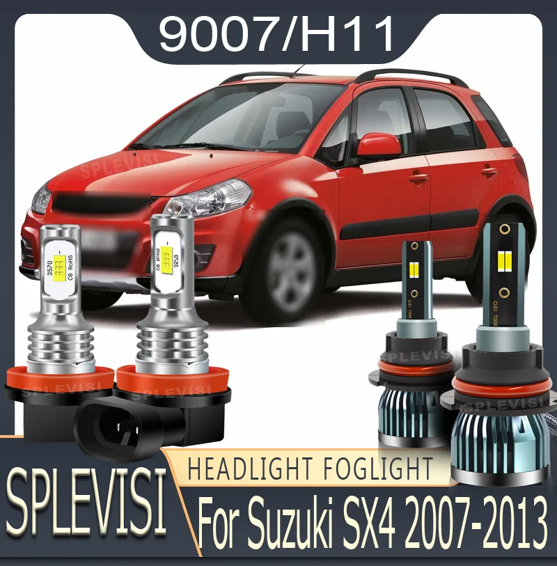 

Budget-Friendly LED Headlight foglight Reliable in Rain Snow and Heat reliable For Suzuki SX4 2007 2008 2009 2010 2011 2012 2013