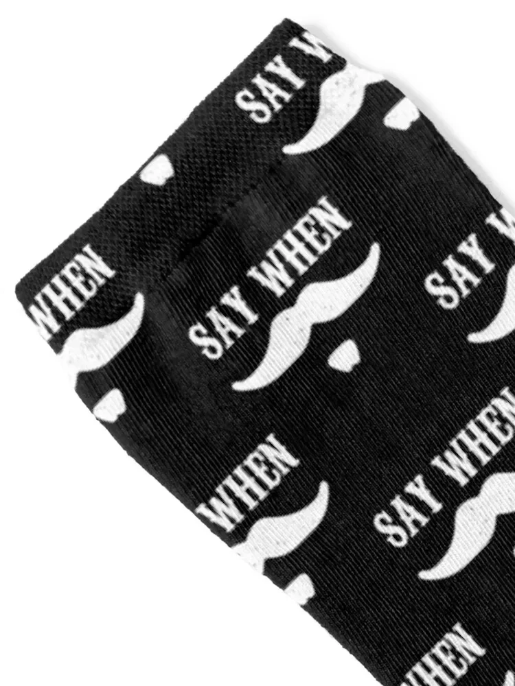 Tombstone T-ShirtSay When Socks sports stockings man winter gifts retro Boy Child Socks Women's