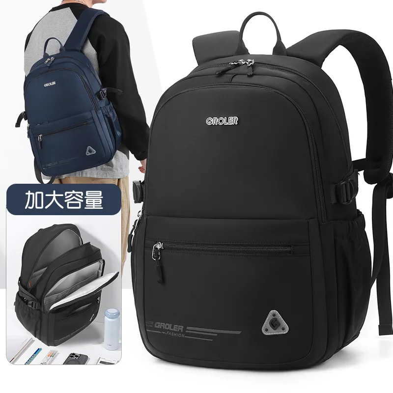 Korean Style Fashionable Trendy Backpack for Middle High School Students,Simple Casual Travel School Bag,Daypack with USB Port