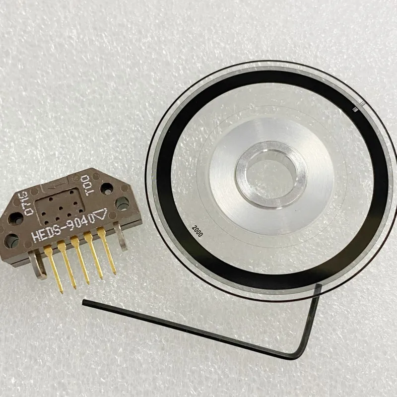 Encoder Disc disk  for HEDS-9040#t00 HEDS-9040#U00 2048CPR 2000CPRABZ/ABI 3channel Grating Counting outside diameter50.6mm