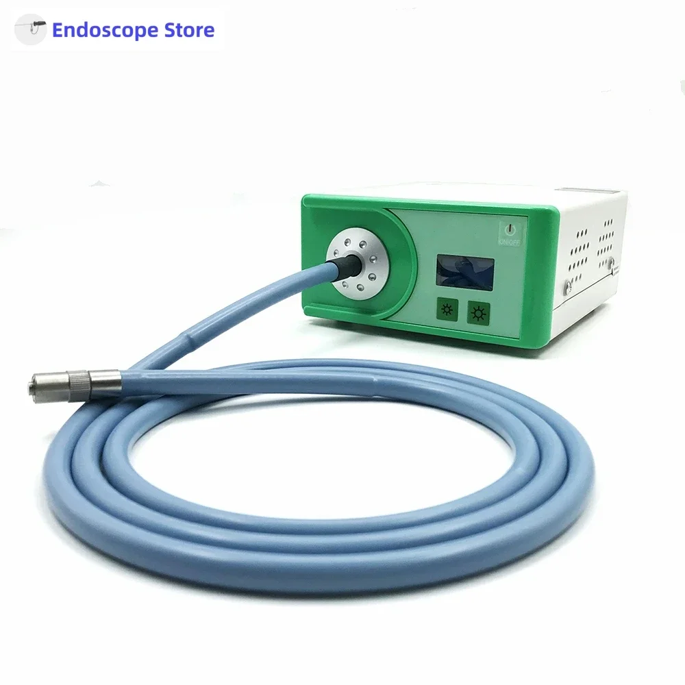 2026 New . LED 100W Endoscope Optics Microscope Laparoscopy Cystoscopy Light Source And Light Cable Petz Vet ENT