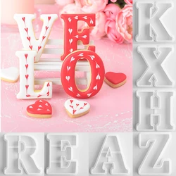 26 English Letters Biscuit Mould Large Alphabet Birthday Wedding Cake Decoration Cookie Cutter Fondant Pastry Cookie Cutter Tool