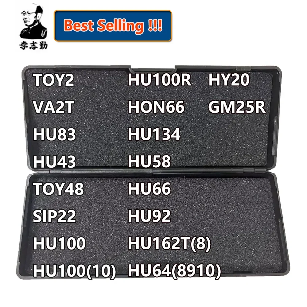 Lishi 2in1 Tool 2 in 1 MIT8 MIT11 NSN14 FO38 CY24 TOY43 TOY43AT TOY43R TOY38R DWO4R DOW5 CH1 HU87 Locksmith Tool for Car Key