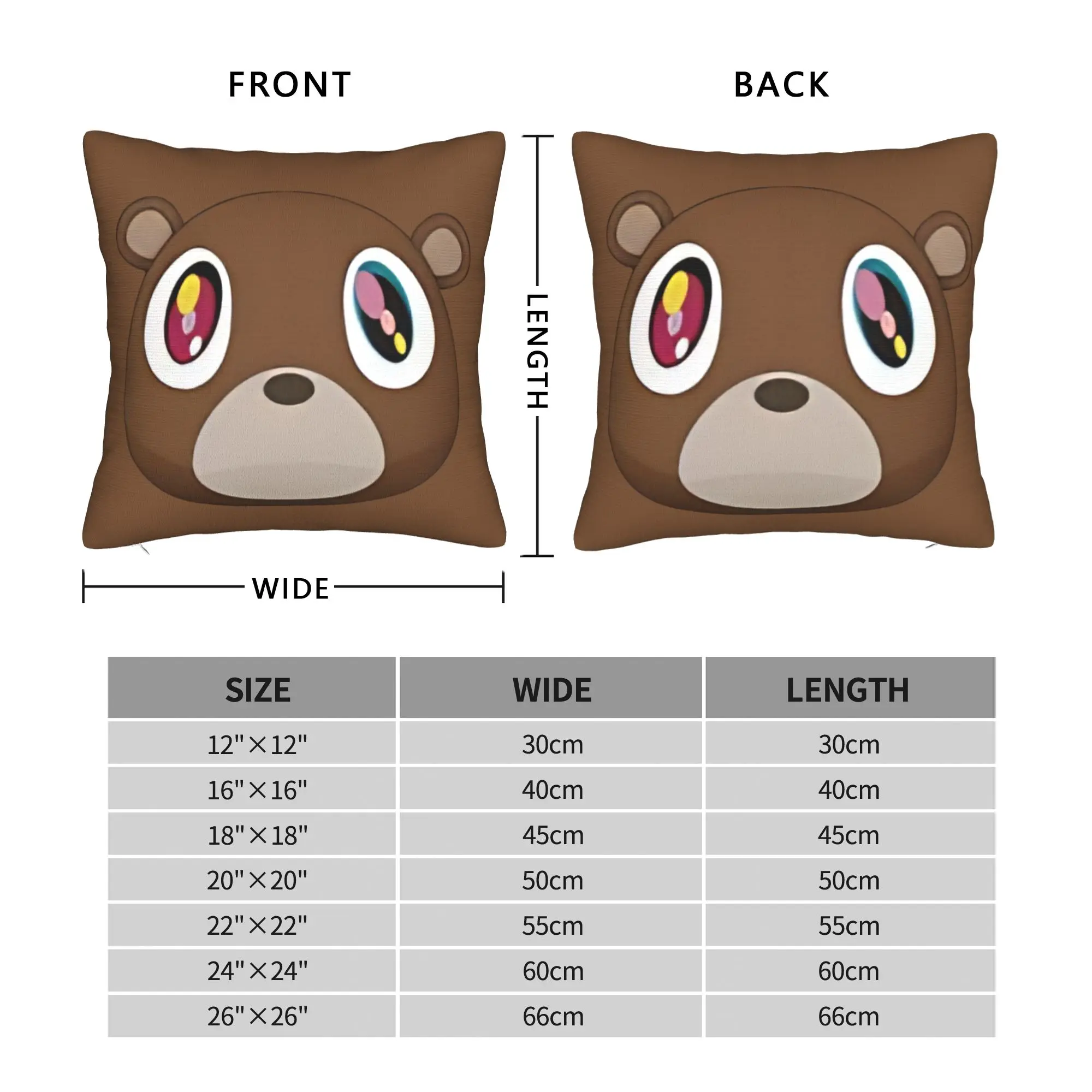 Kanye West Meme Pillow Cover  Novelty Pillow Case For Sofa Couch Bed Living Room Design Pillowcases Birthday Present