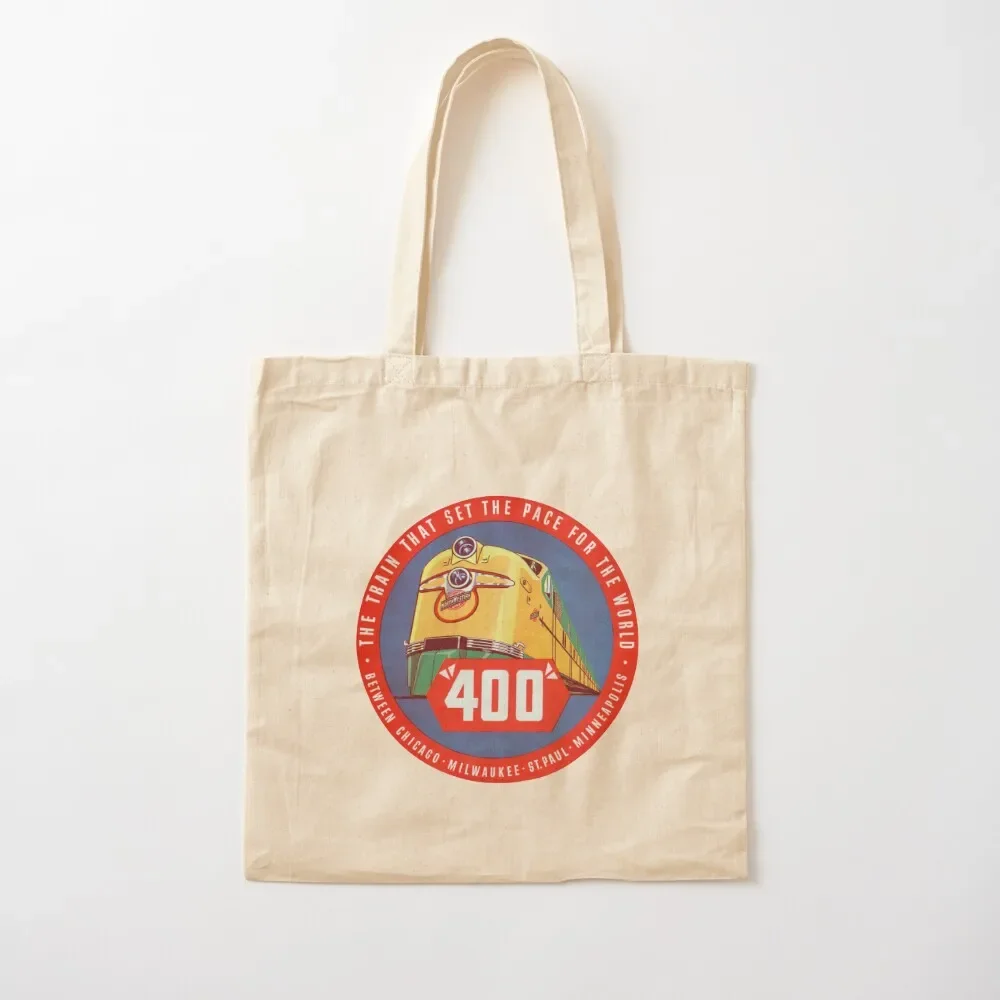 

1950 Chicago and North Western Railroad Tote Bag tote canvas