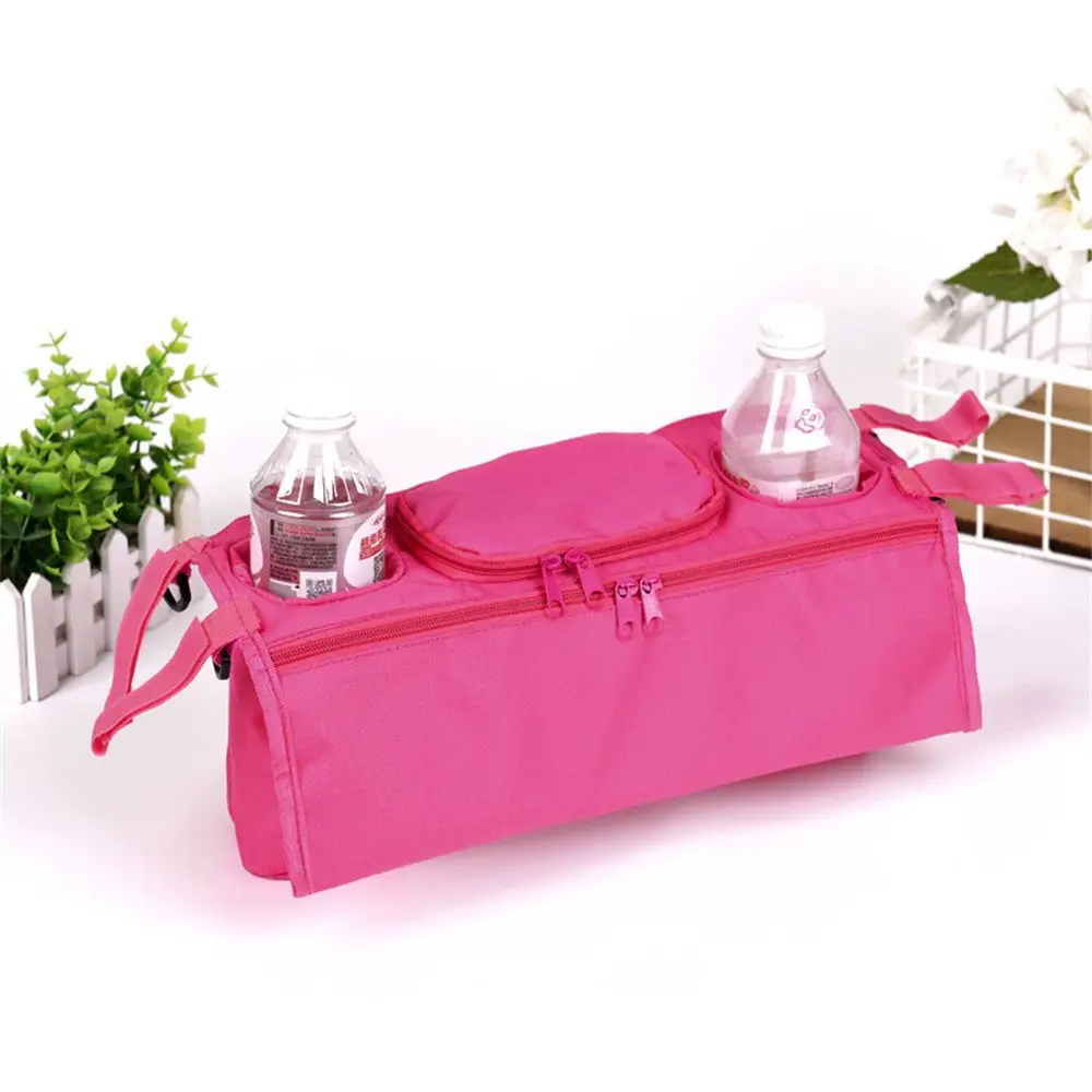 

Carriage Hanging Bottle Stroller Accessories Baby Pram Bottle Cup Holder Infant Nappy Bags Carriage Bag Baby Stroller Organizer