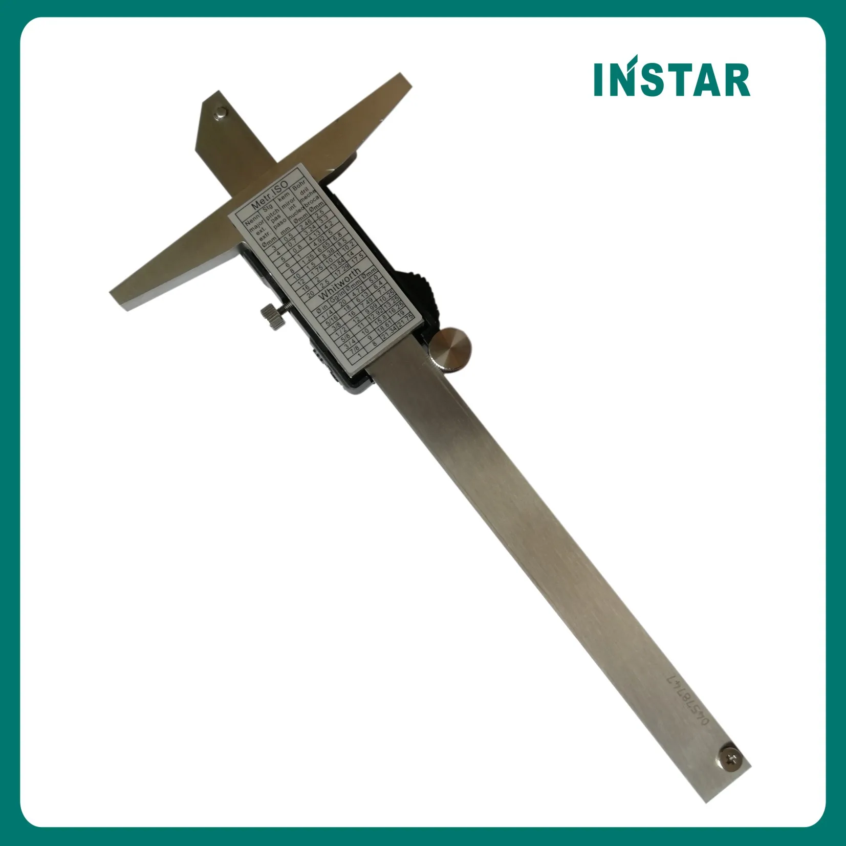 INSTAR Digital Depth Caliper Hook 0-150mm 200mm 30mm Industrial Quality Depth Gauge 0.01mm Measuring Tools