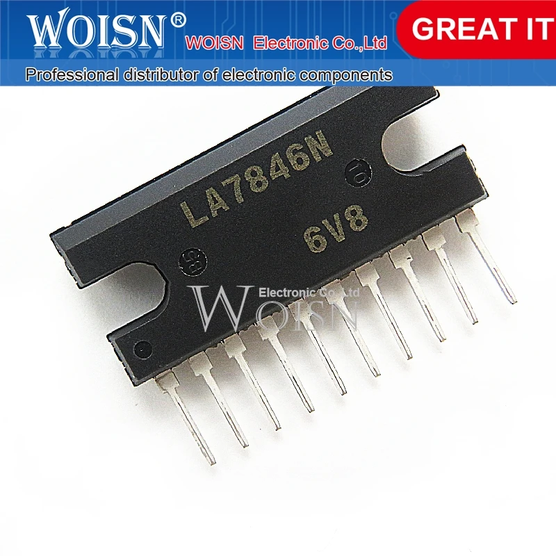 10pcs/lot LA7846N LA7846 ZIP-10 In Stock