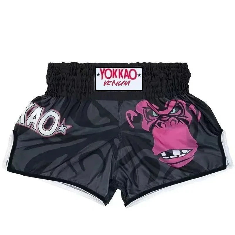 Boxing shorts new men's and women's adult comprehensive training combat Sanda professional sports Muay Thai shorts