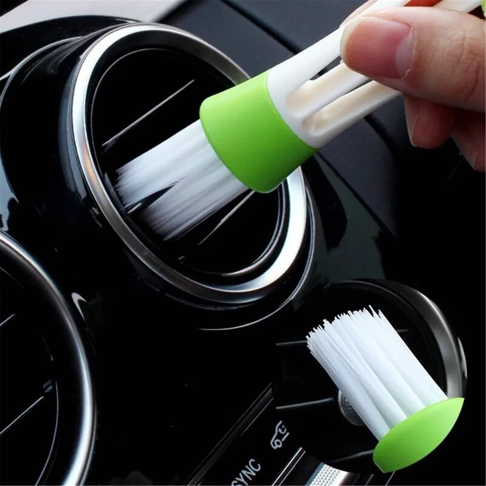 2In1 Green Car Cleaner Brush Vent Blinds for fiat 2007 2001 2003 1500 Chevolet PUNTO 2000 panda 2003 - view 4