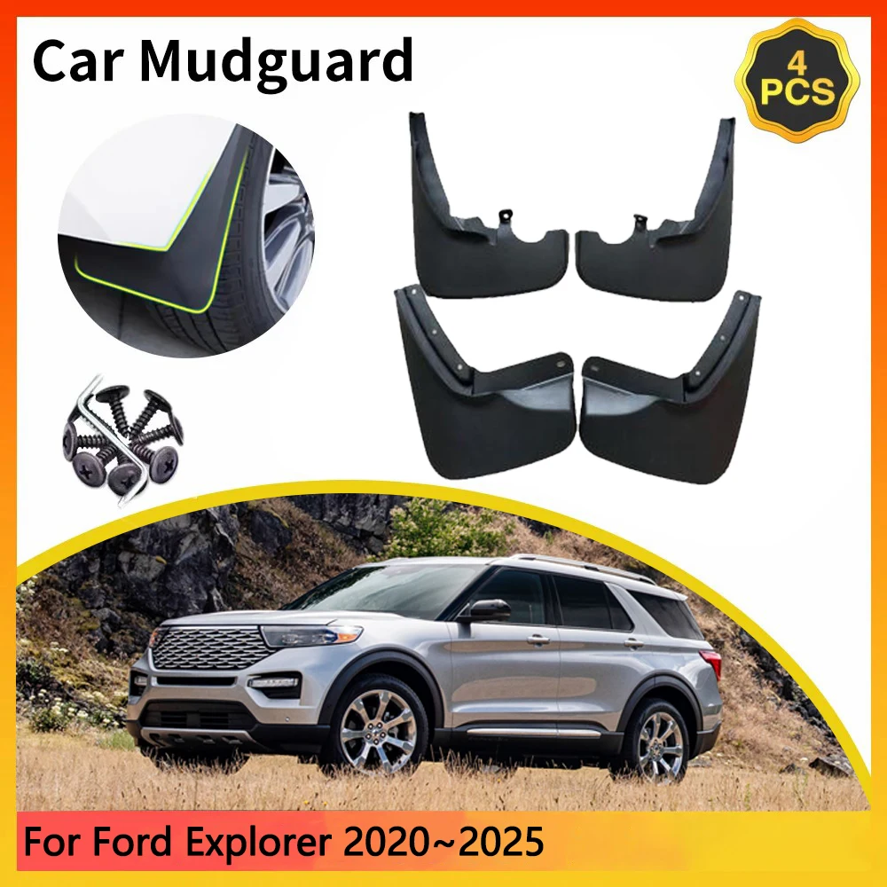 

Для Ford Explorer 2020 ~ 2025 U625 MK6 автомобильные брызговики брызговики брызговики Fender авто аксессуары Запчасти почвы