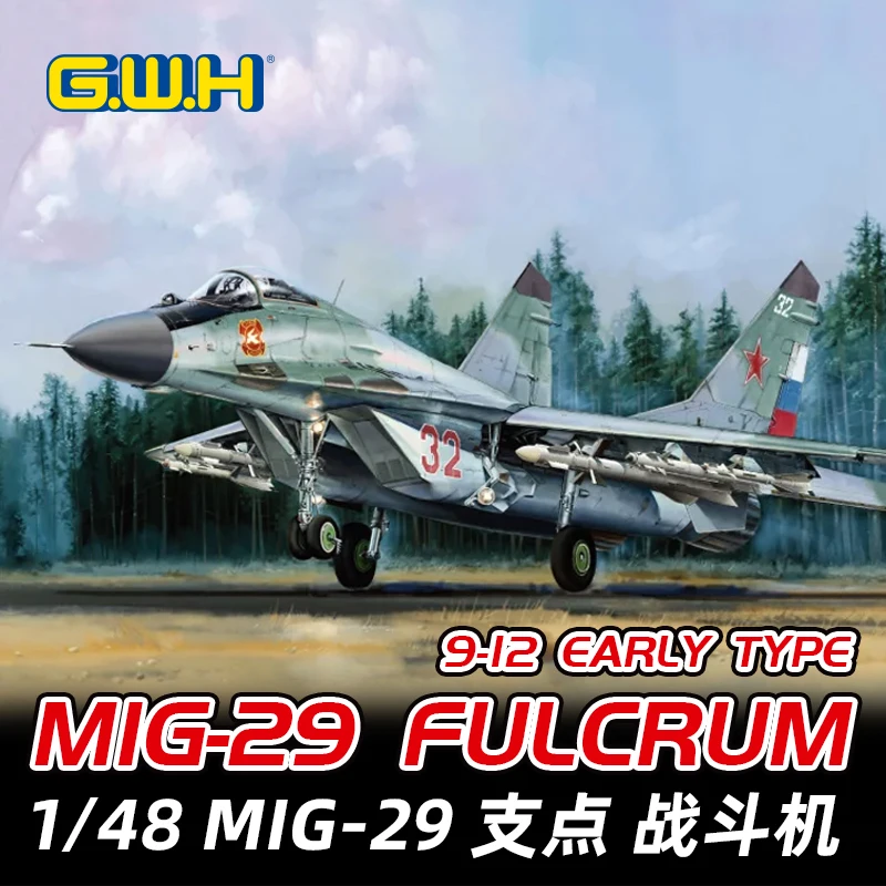 

Great Wall Hobby L4814 1/48 МиГ-29 Раннего типа «Фулькрем» 9-12 Набор масштабных моделей самолетов