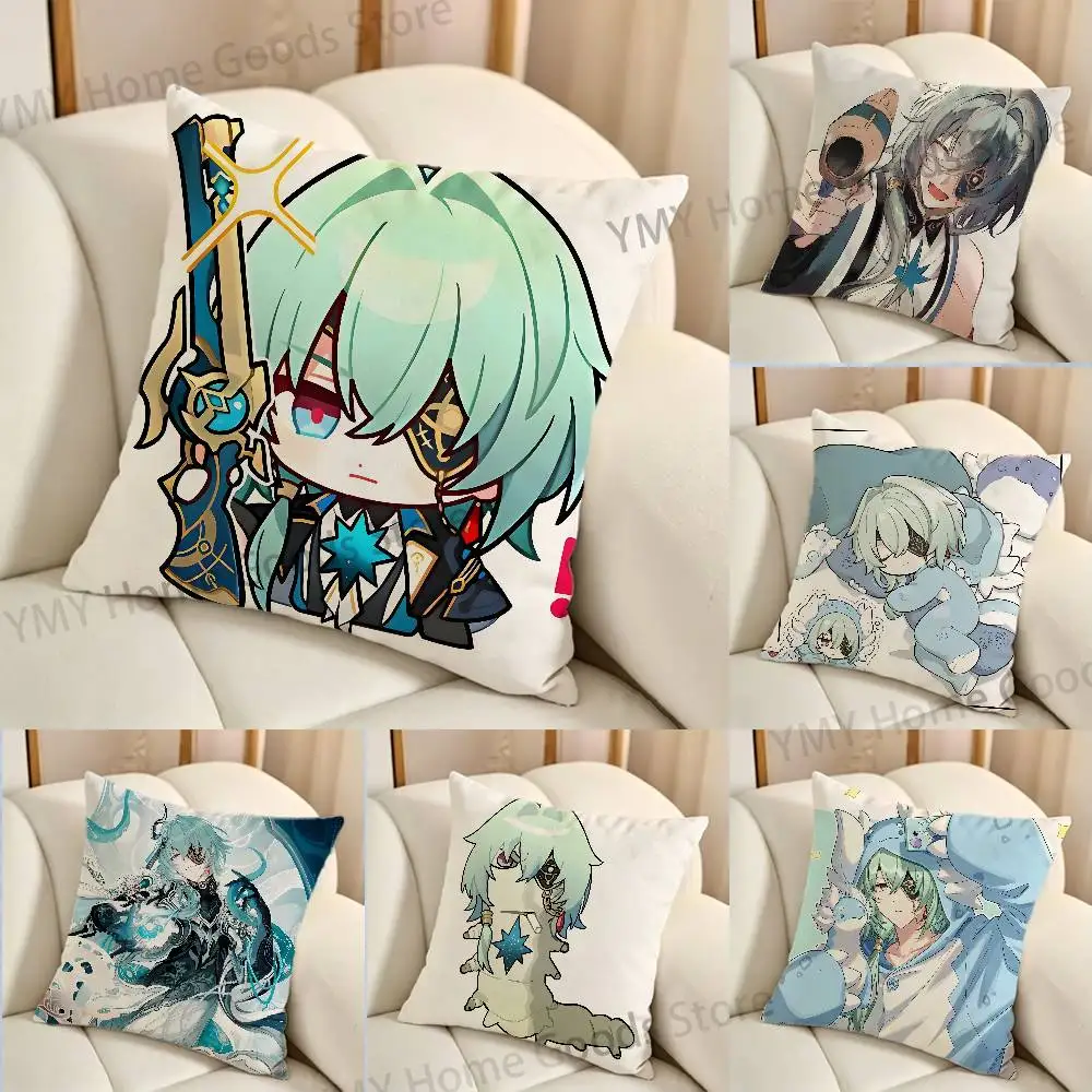 The Grand Performer Anaxa Cartoon Printing Pillowcase Customized Pillow Cover for Sofa Home Decor