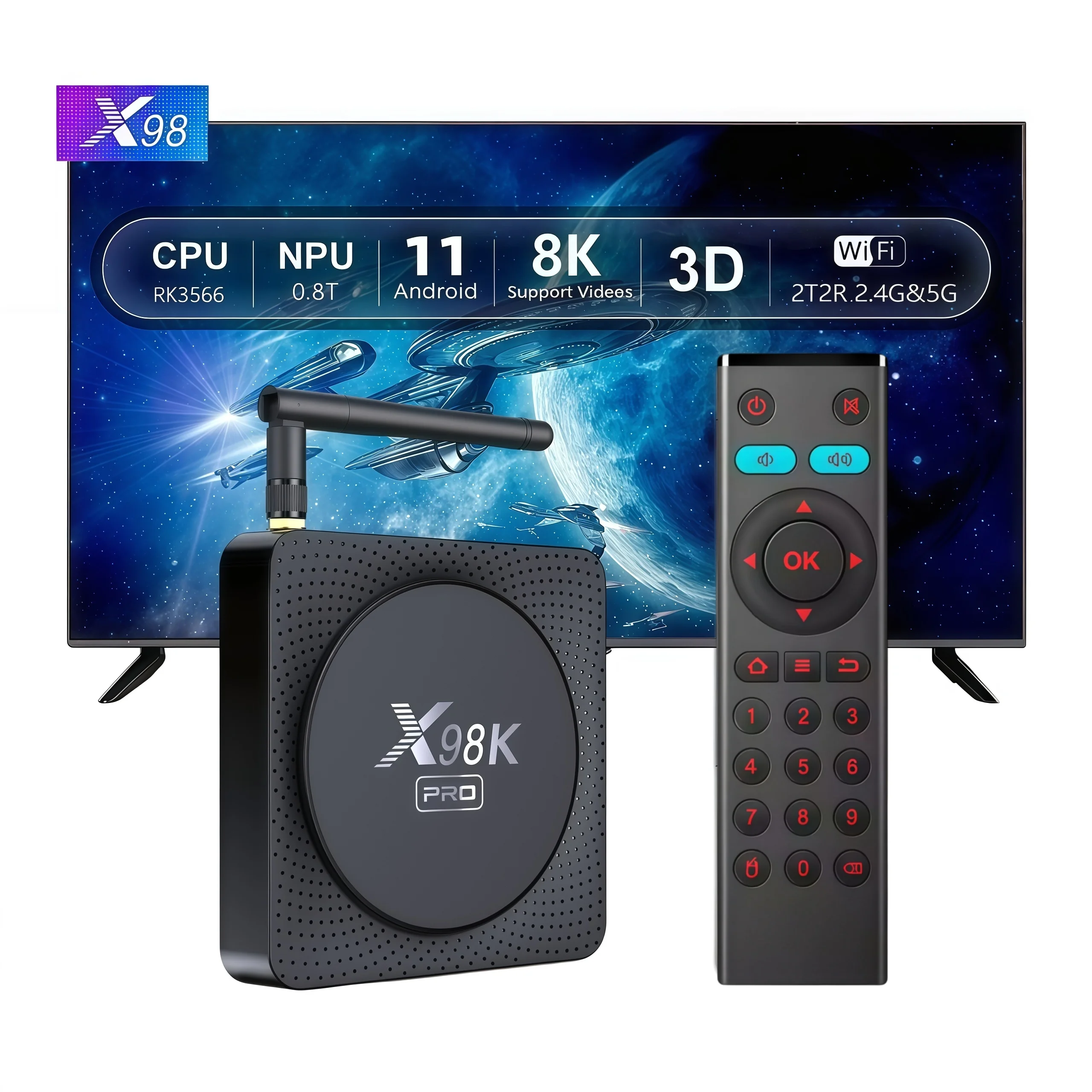 TV Box X98K PRO Android 4GB 32GB