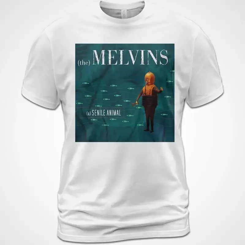 Cotton T Shirt Melvins A Senile Animal Album Buzz Osborne Dale Crover